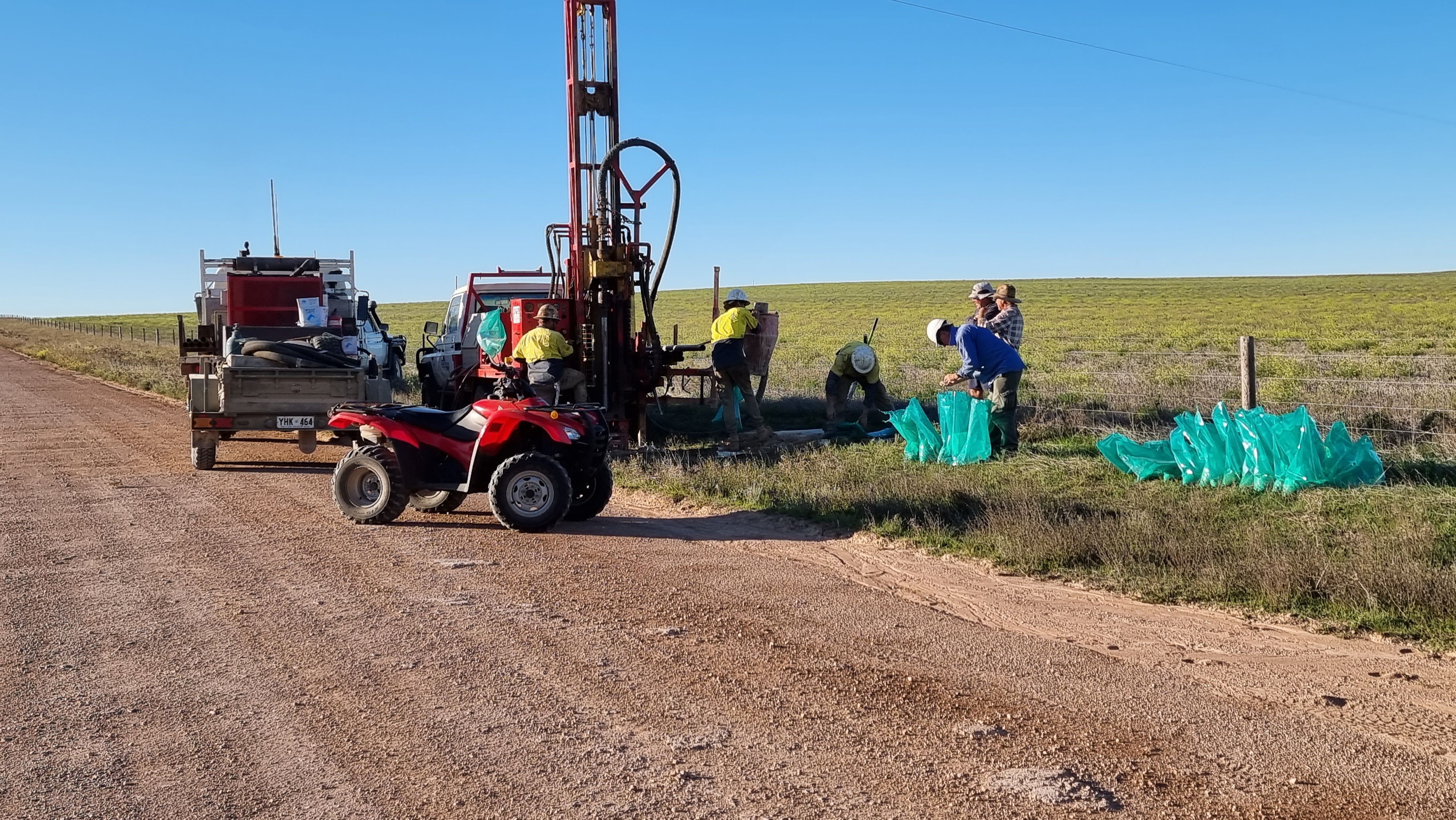 Drilling at Eyre Peninsula KaolinHalloysite Project